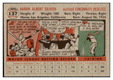 1956 Topps Baseball #137 Al Silvera Reds EX-MT Gray 528382