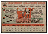 1956 Topps Baseball #128 Eddie Yost Senators EX-MT Gray 528387