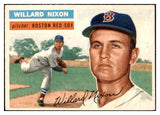 1956 Topps Baseball #122 Willard Nixon Red Sox EX-MT Gray 528399