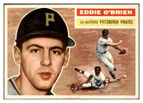 1956 Topps Baseball #116 Eddie O'Brien Pirates EX-MT Gray 528402