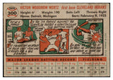 1956 Topps Baseball #300 Vic Wertz Indians EX-MT 528414