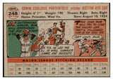 1956 Topps Baseball #248 Bob Porterfield Red Sox EX-MT 528424