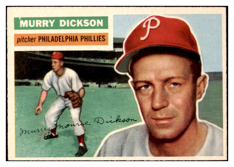 1956 Topps Baseball #211 Murry Dickson Phillies EX-MT 528430