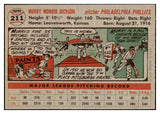 1956 Topps Baseball #211 Murry Dickson Phillies EX-MT 528430