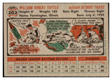 1956 Topps Baseball #203 Bill Tuttle Tigers EX-MT 528435