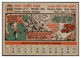 1956 Topps Baseball #202 Jim Hearn Giants EX-MT 528436