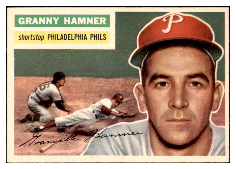 1956 Topps Baseball #197 Granny Hamner Phillies EX-MT 528439