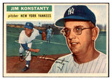 1956 Topps Baseball #321 Jim Konstanty Yankees EX-MT 528444