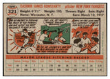 1956 Topps Baseball #321 Jim Konstanty Yankees EX-MT 528444