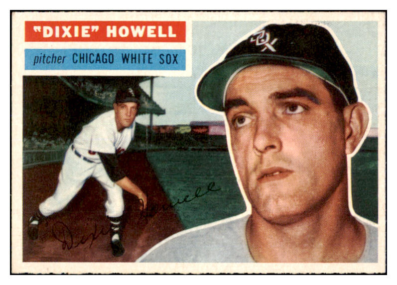 1956 Topps Baseball #149 Dixie Howell White Sox EX-MT Gray 528455