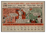 1956 Topps Baseball #149 Dixie Howell White Sox EX-MT Gray 528455