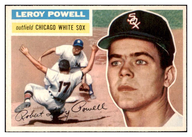 1956 Topps Baseball #144 Leroy Powell White Sox EX-MT Gray 528458