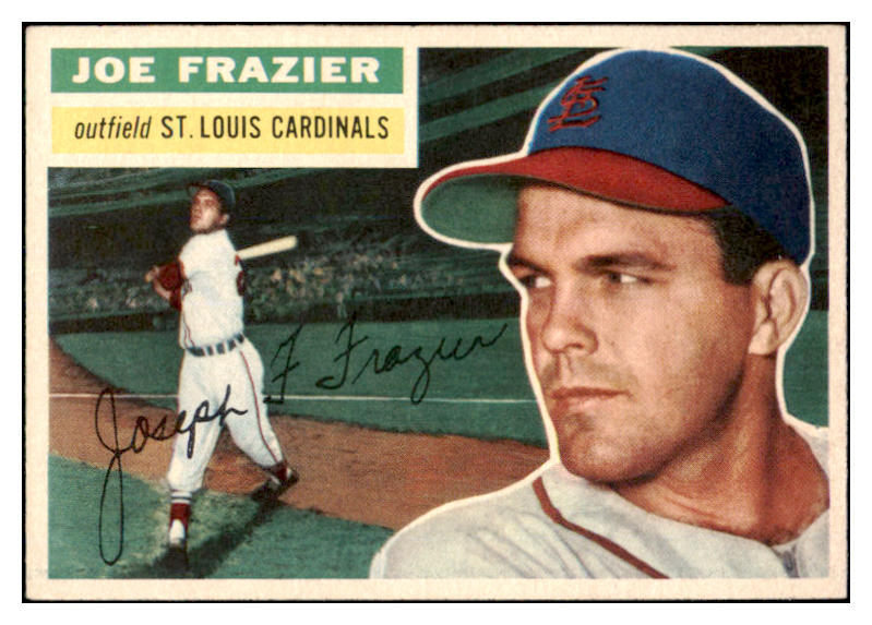 1956 Topps Baseball #141 Joe Frazier Cardinals EX-MT Gray 528460
