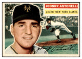 1956 Topps Baseball #138 Johnny Antonelli Giants EX-MT Gray 528461