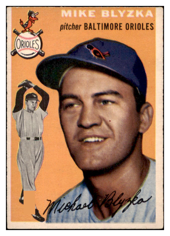 1954 Topps Baseball #152 Mike Blyzka Orioles EX-MT 528467
