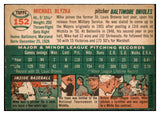 1954 Topps Baseball #152 Mike Blyzka Orioles EX-MT 528467