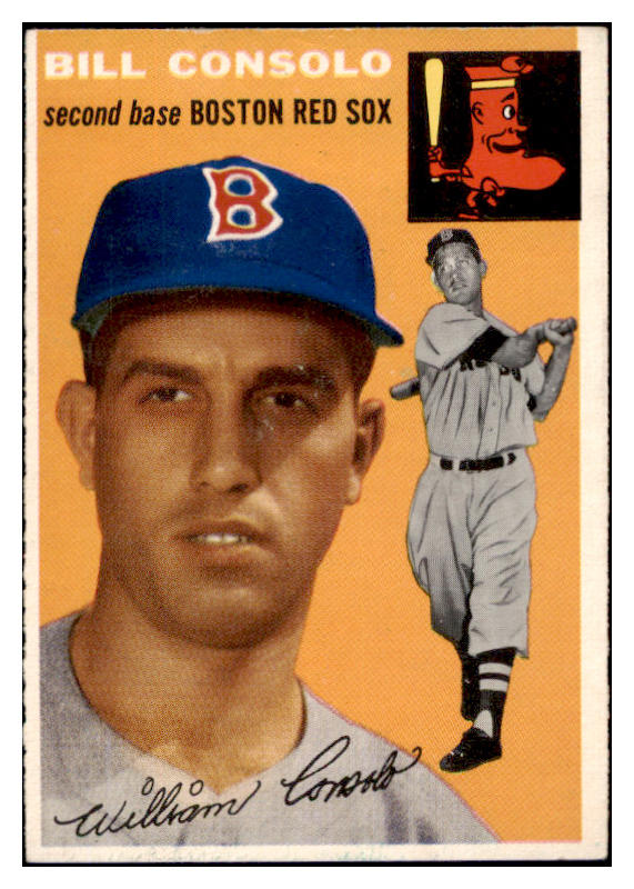 1954 Topps Baseball #195 Billy Consolo Red Sox EX-MT 528468