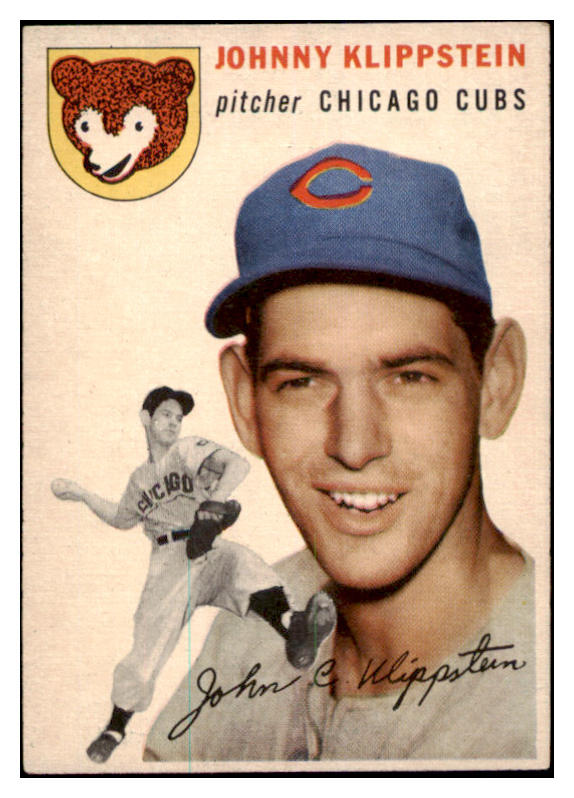 1954 Topps Baseball #031 Johnny Klippstein Cubs EX-MT 528470