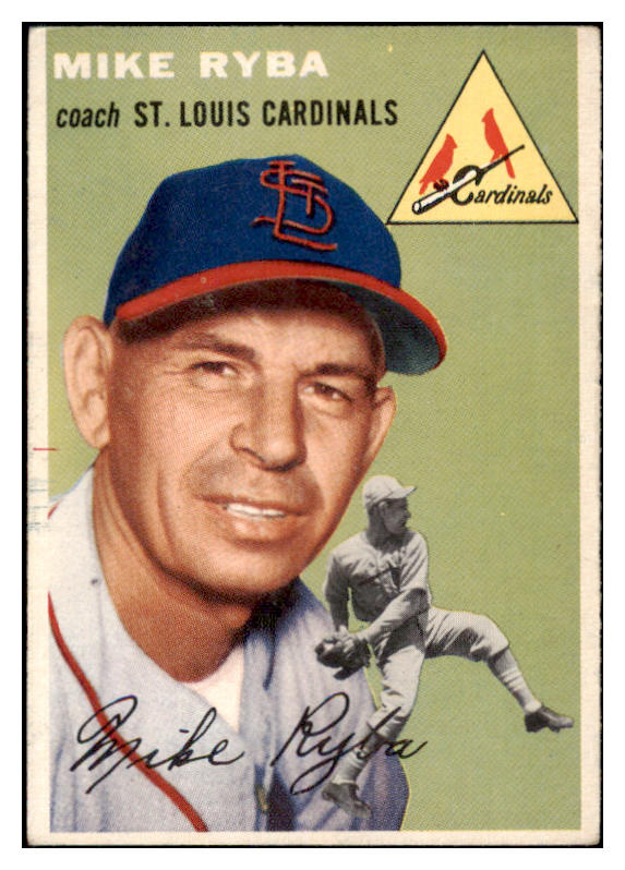 1954 Topps Baseball #237 Mike Ryba Cardinals EX 528477