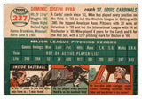 1954 Topps Baseball #237 Mike Ryba Cardinals EX 528477
