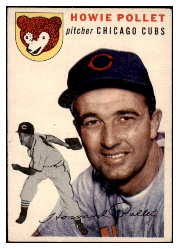 1954 Topps Baseball #089 Howie Pollet Cubs EX 528487