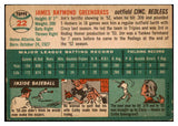 1954 Topps Baseball #022 Jim Greengrass Reds EX 528496