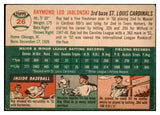 1954 Topps Baseball #026 Ray Jablonski Cardinals EX 528497