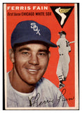 1954 Topps Baseball #027 Ferris Fain White Sox EX 528498