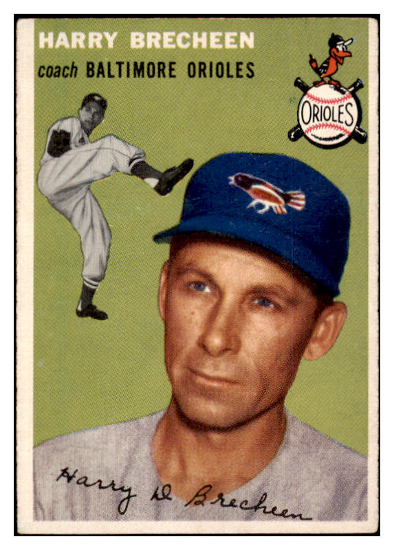 1954 Topps Baseball #203 Harry Brecheen Orioles EX 528500