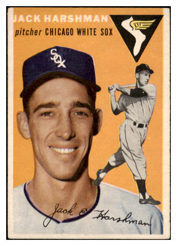1954 Topps Baseball #173 Jack Harshman White Sox EX 528509