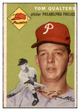1954 Topps Baseball #174 Tom Qualters Phillies EX 528510