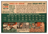1954 Topps Baseball #146 Don Johnson White Sox EX 528517