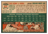 1954 Topps Baseball #057 Luis Aloma White Sox VG-EX 528527