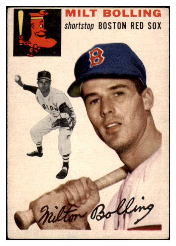 1954 Topps Baseball #082 Milt Bolling Red Sox VG-EX 528530