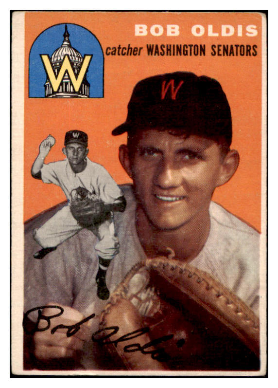 1954 Topps Baseball #091 Bob Oldis Senators VG-EX 528532