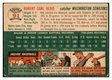 1954 Topps Baseball #091 Bob Oldis Senators VG-EX 528532
