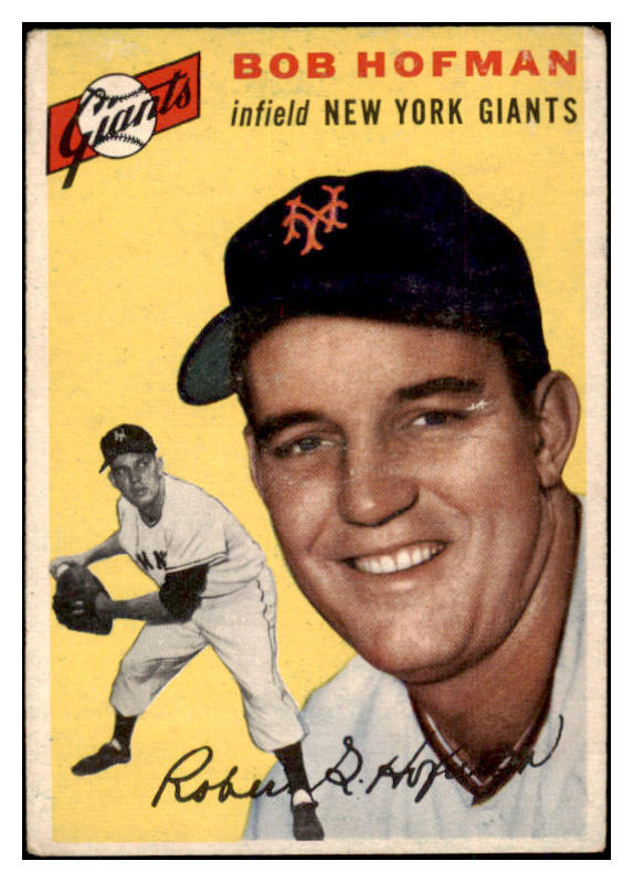 1954 Topps Baseball #099 Bob Hofman Giants VG-EX 528536