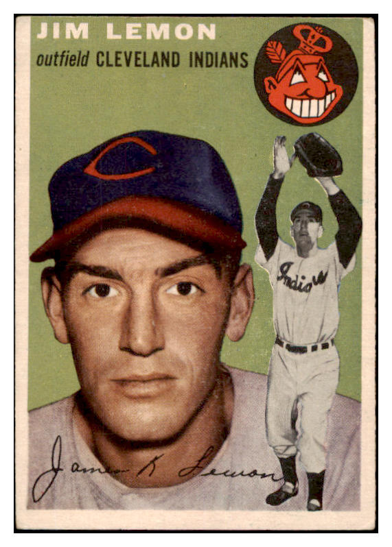1954 Topps Baseball #103 Jim Lemon Indians VG-EX 528537