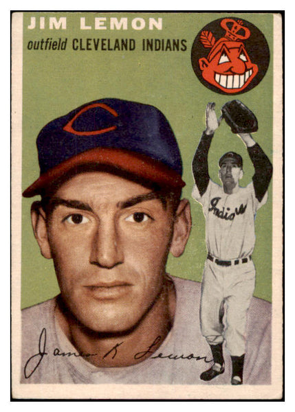 1954 Topps Baseball #103 Jim Lemon Indians VG-EX 528537