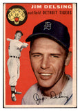 1954 Topps Baseball #111 Jim Delsing Tigers VG-EX 528540