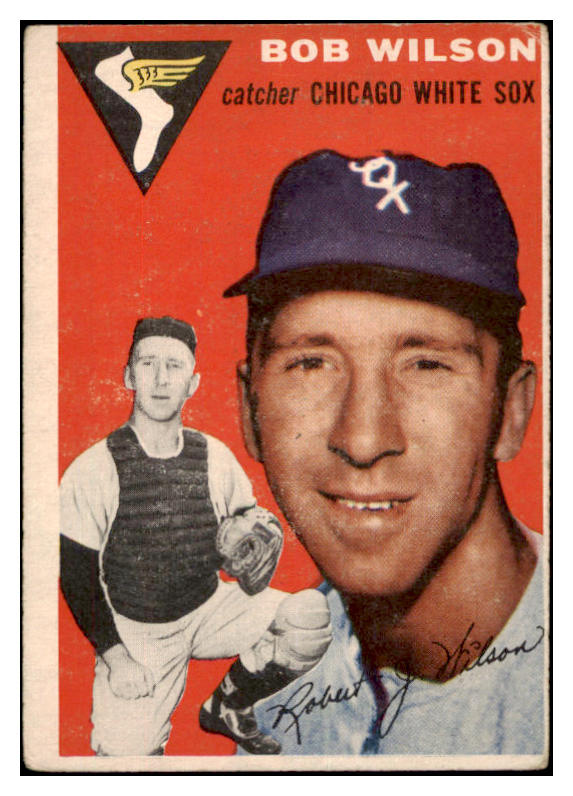 1954 Topps Baseball #058 Bob Wilson White Sox VG-EX 528543