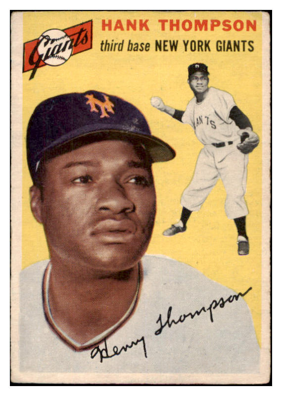 1954 Topps Baseball #064 Hank Thompson Giants VG-EX 528545