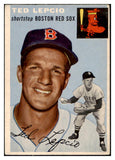 1954 Topps Baseball #066 Ted Lepcio Red Sox VG-EX 528546