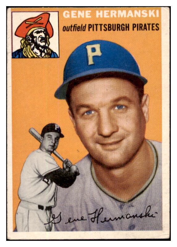 1954 Topps Baseball #228 Gene Hermanski Pirates VG-EX 528549