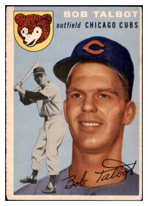 1954 Topps Baseball #229 Bob Talbot Cubs VG-EX 528550
