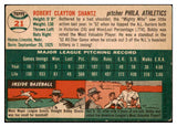 1954 Topps Baseball #021 Bobby Shantz A's VG-EX 528557