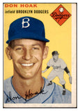 1954 Topps Baseball #211 Don Hoak Dodgers VG-EX 528564