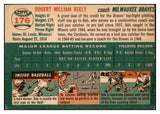 1954 Topps Baseball #176 Bob Keely Braves VG-EX 528574