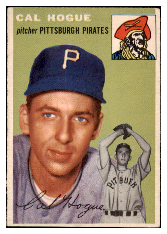 1954 Topps Baseball #134 Cal Hogue Pirates VG-EX 528588