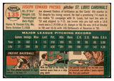 1954 Topps Baseball #135 Joe Presko Cardinals VG-EX 528589